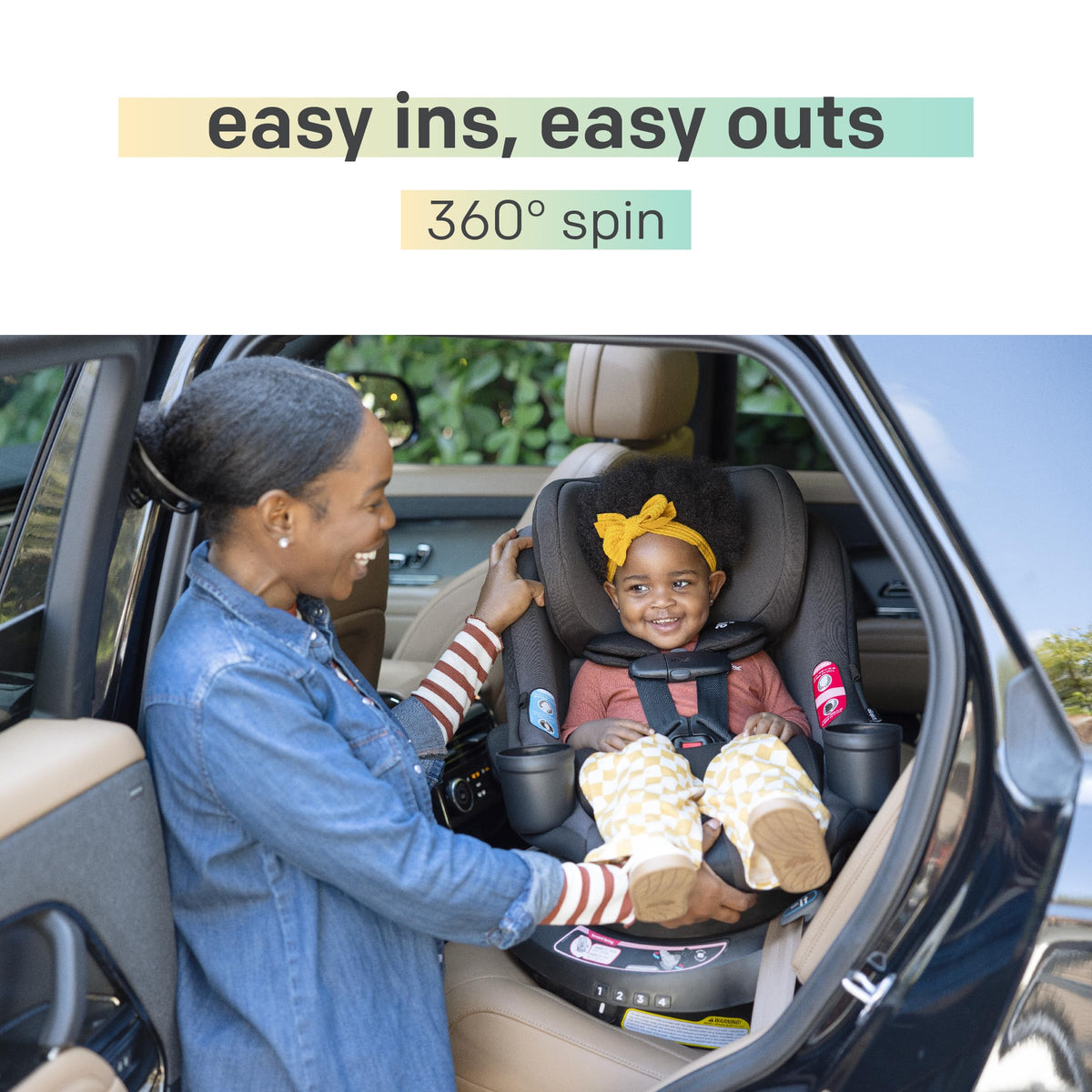 2-in-1 Rotating Convertible Car Seat K6950