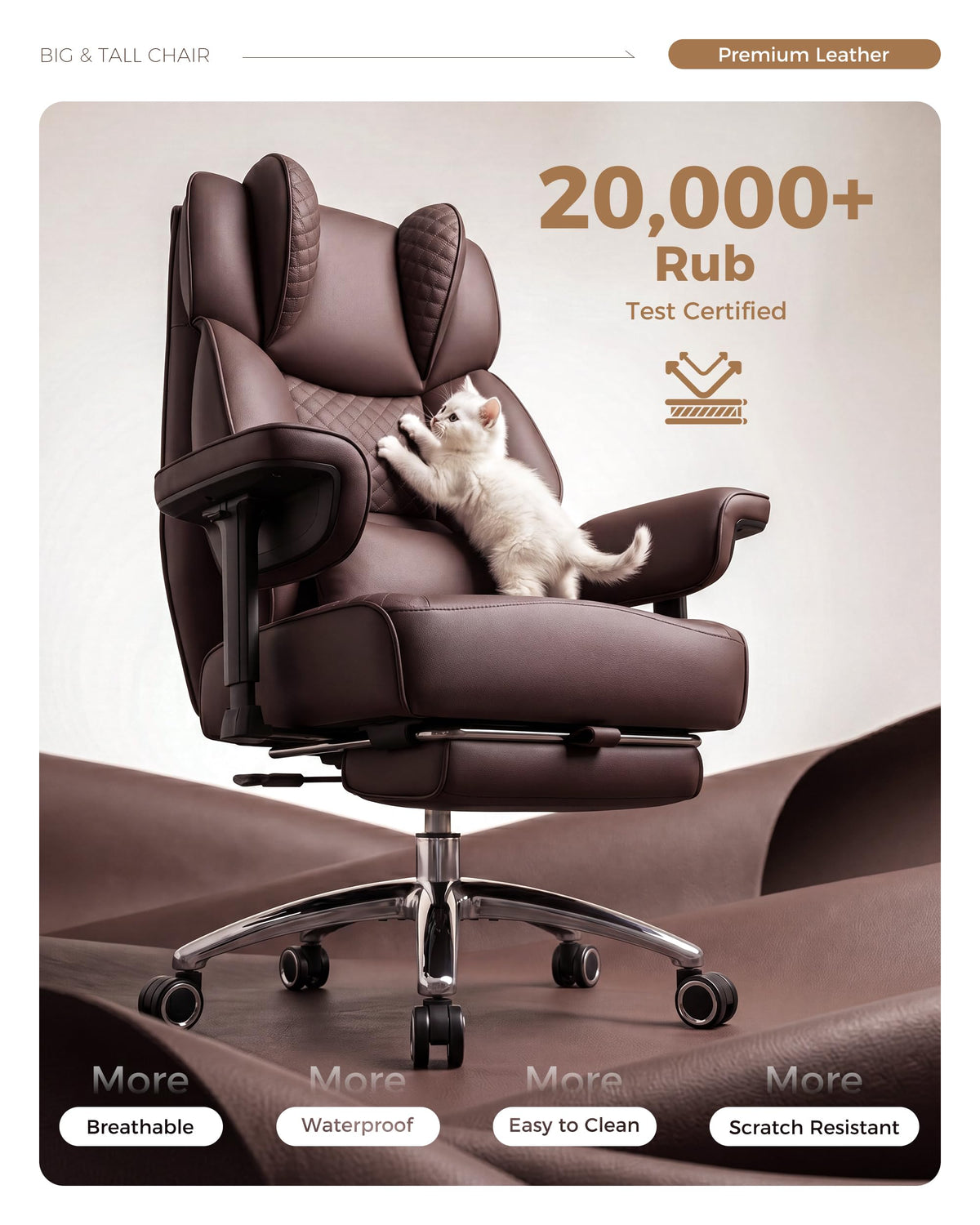 Big and Tall Ergonomic Office Chair Q9946