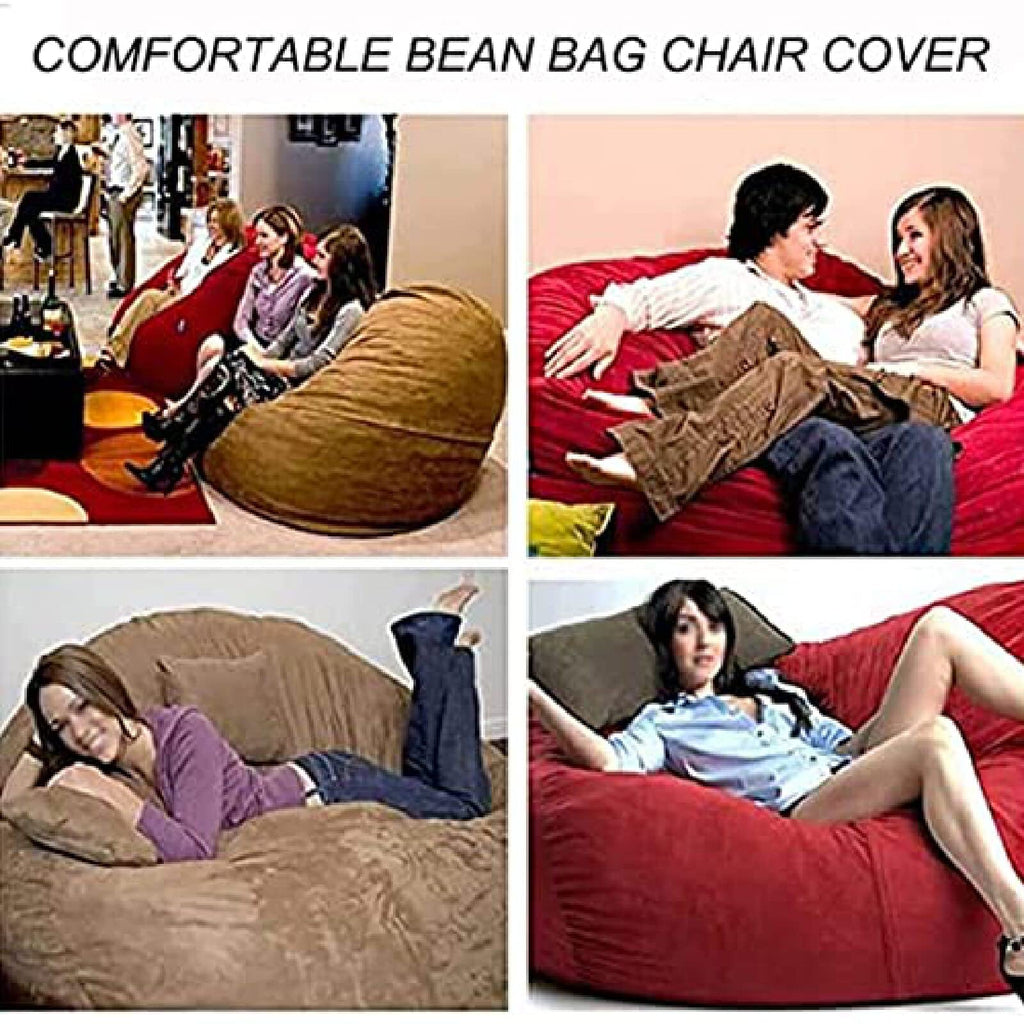 Yellow 6FT Bean Bag Chair Cover K26165
