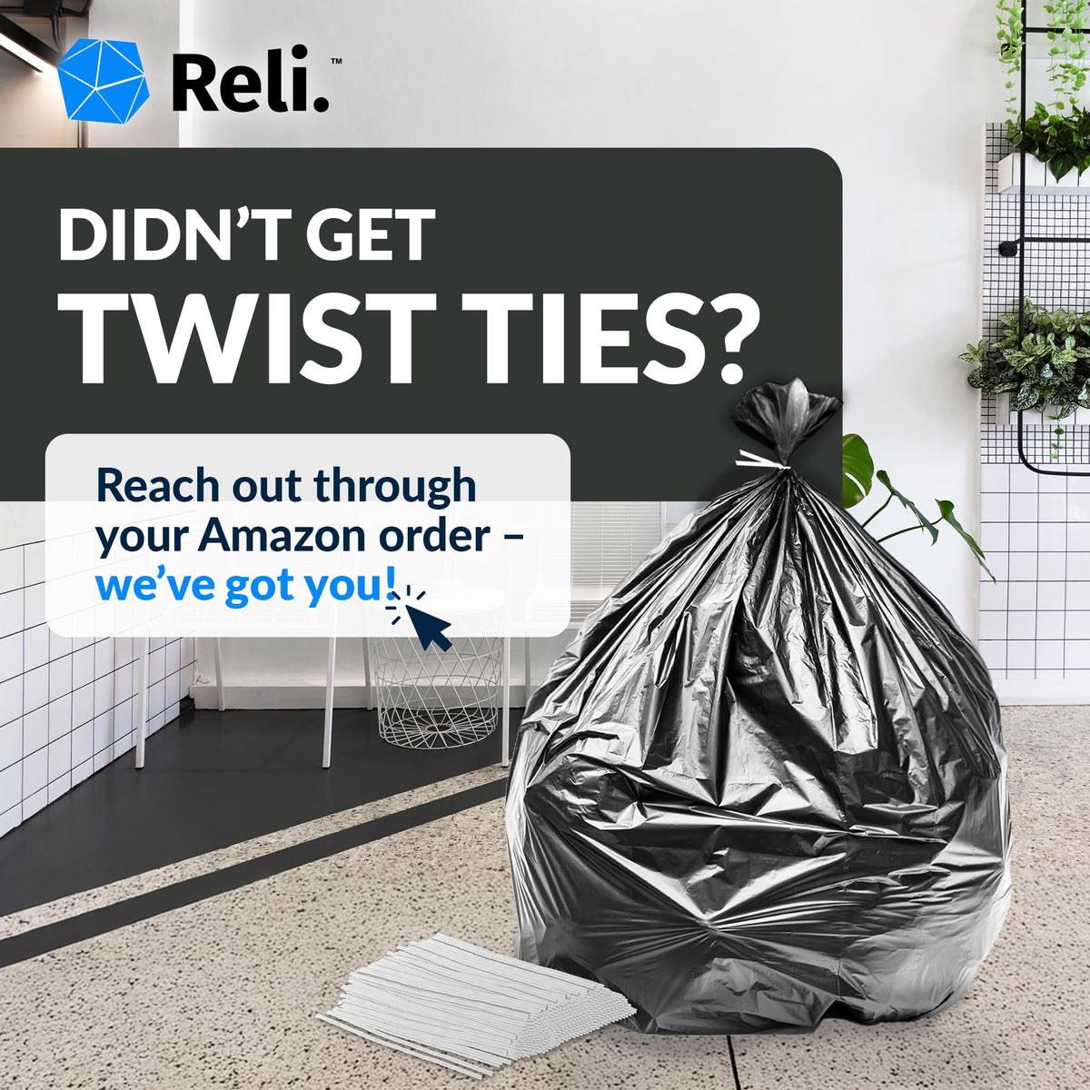 40 to 45 Gallon Heavy Duty Trash Bags G861673