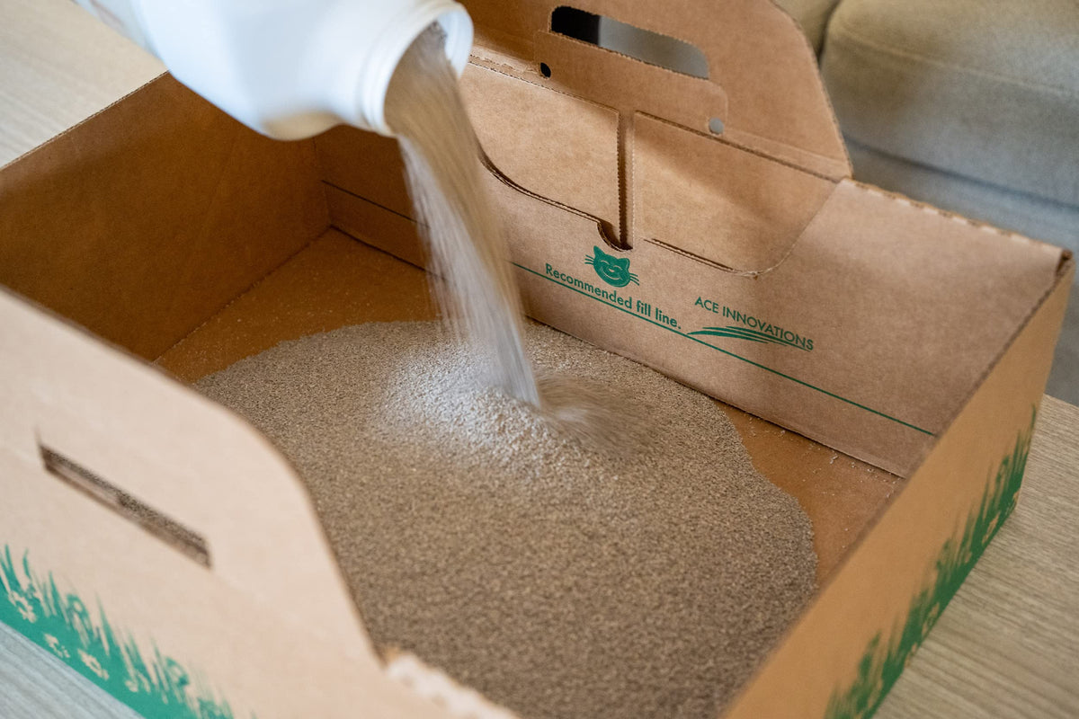 Biodegradable Disposable Litter Boxes 8-Pack O1564