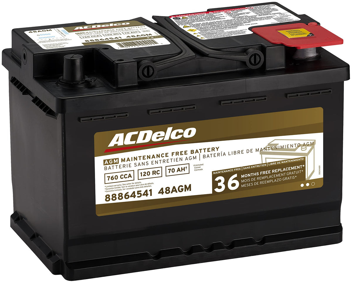 Black AGM BCI Group 48 Battery B289334