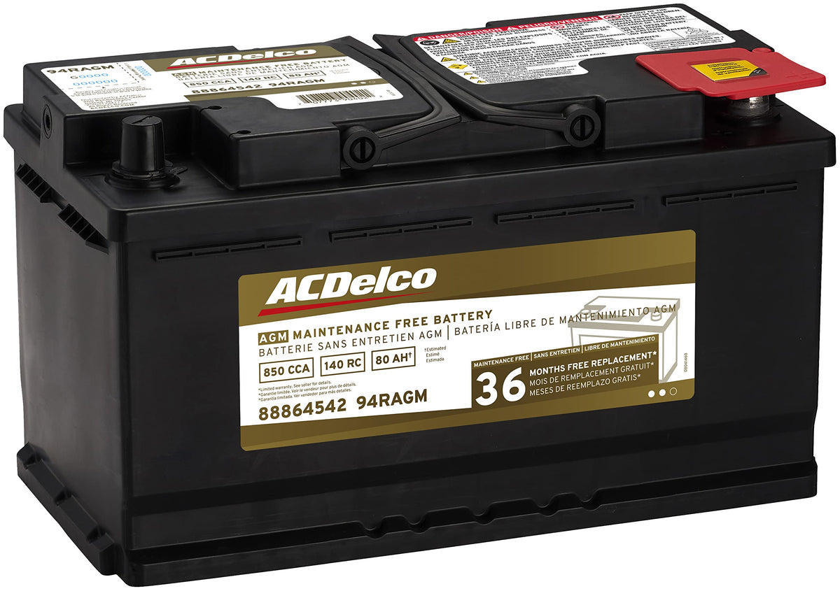 Black AGM BCI Group 48 Battery B289334