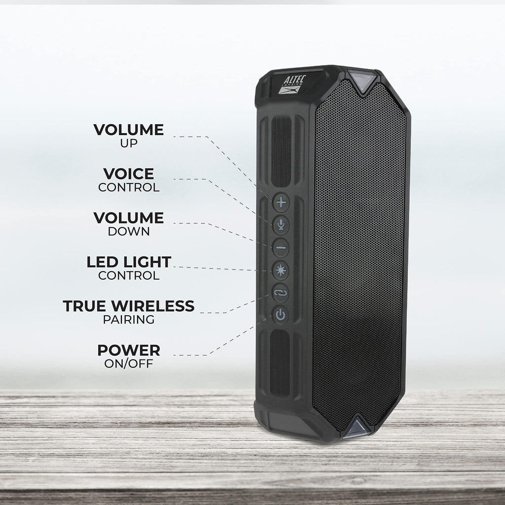 Black Waterproof Portable Bluetooth Speaker D992257