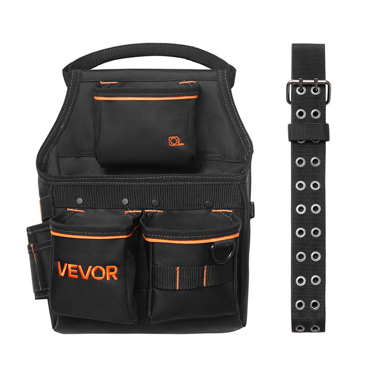14 Pockets Heavy Duty Adjustable Tool Pouch with Belt V53493