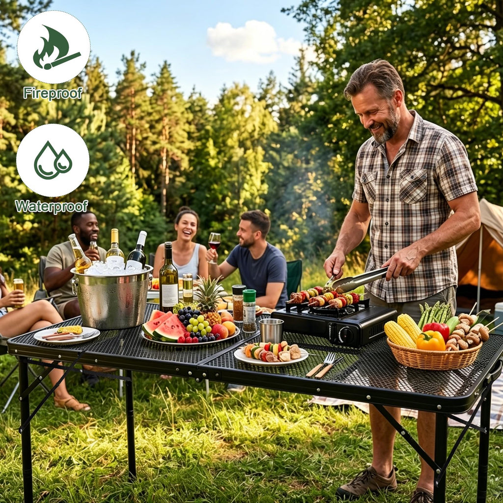 4Ft Metal Folding Camping Table K4039