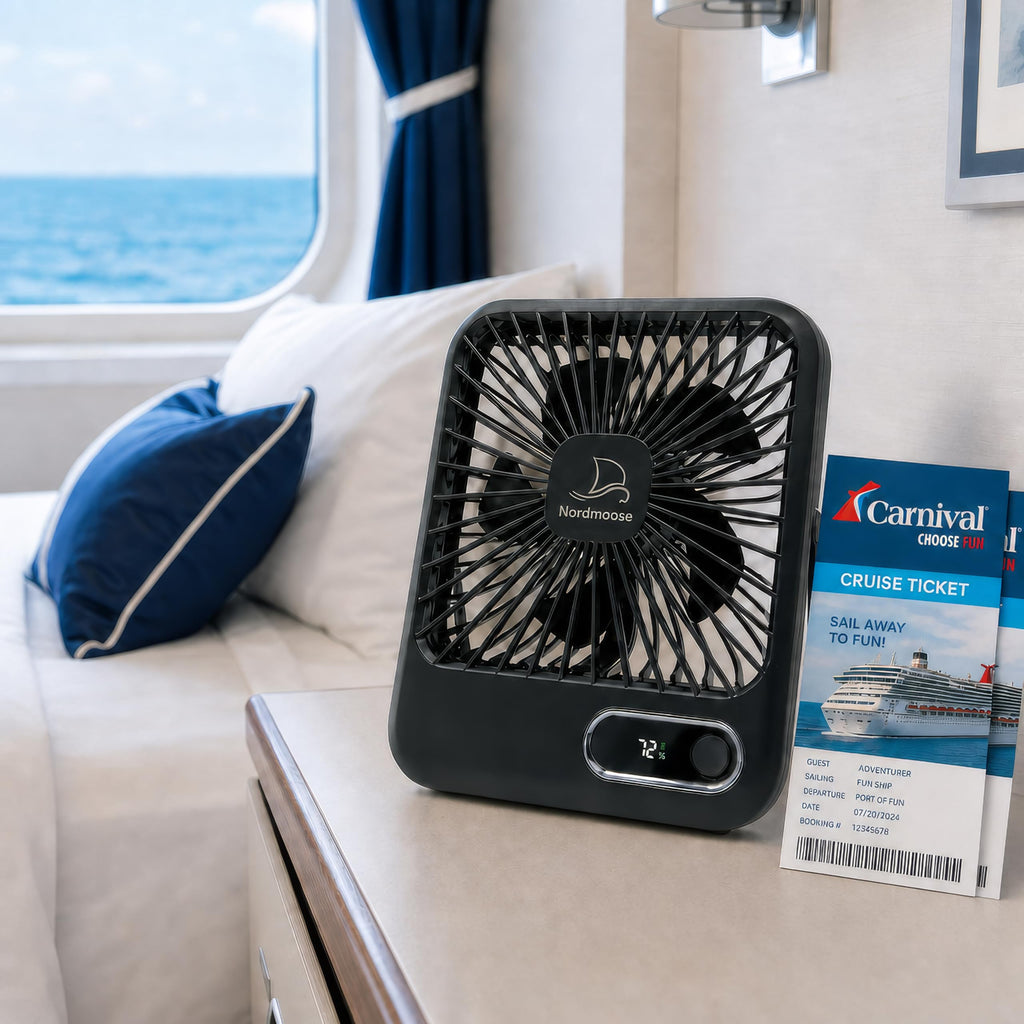 Portable USB Rechargeable Fan with Magnetic Hook C612