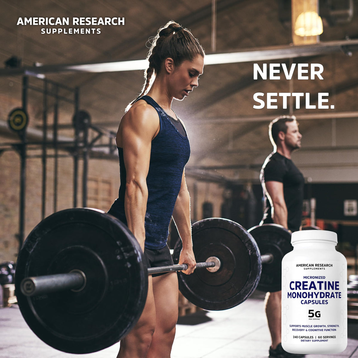 Micronized Creatine Monohydrate Capsules 5G U3813