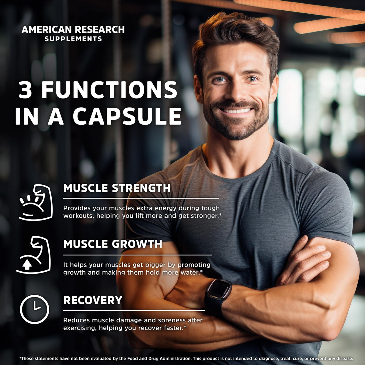 Micronized Creatine Monohydrate Capsules 5G U3813