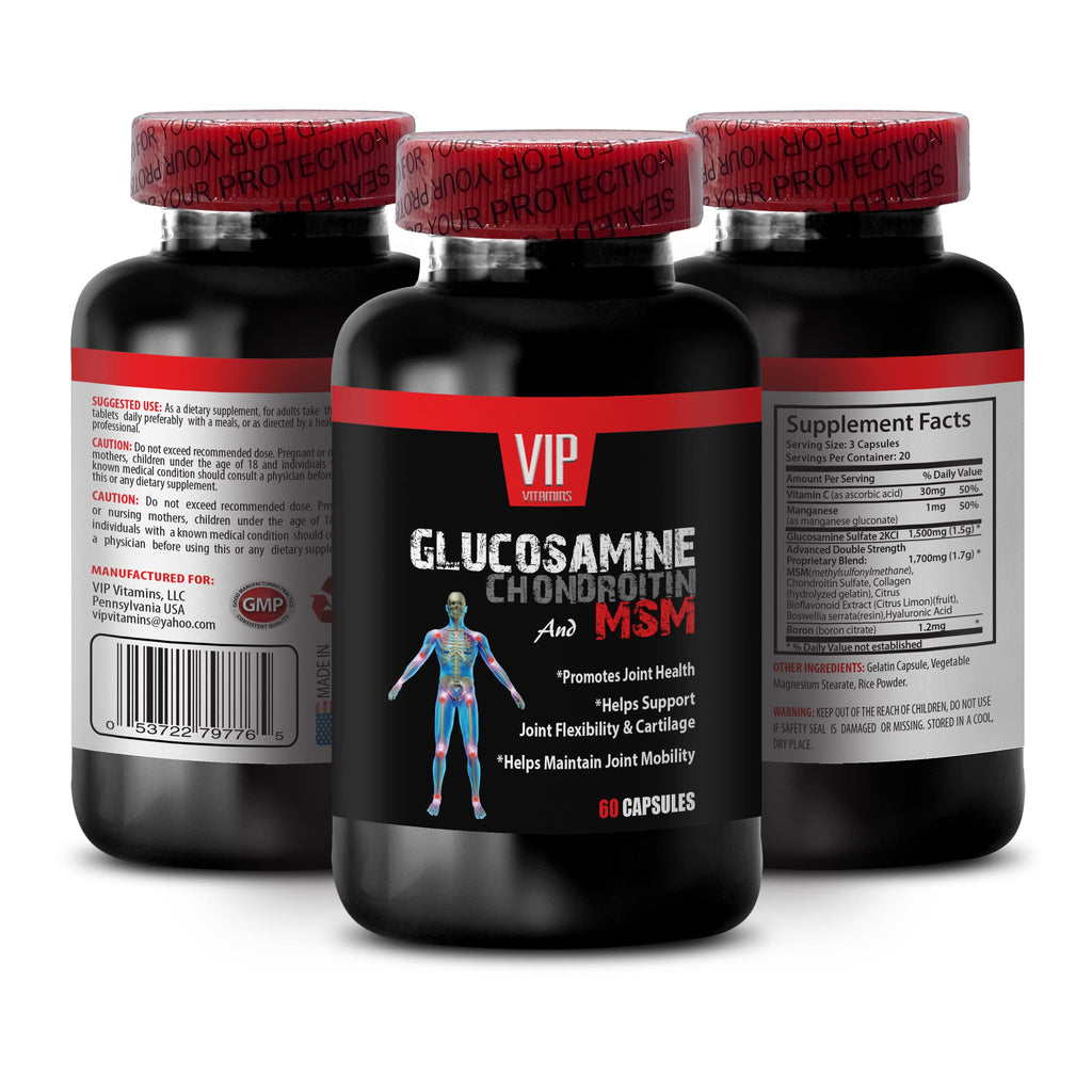 MSM Glucosamine Chondroitin Capsules 180 Tablets M540