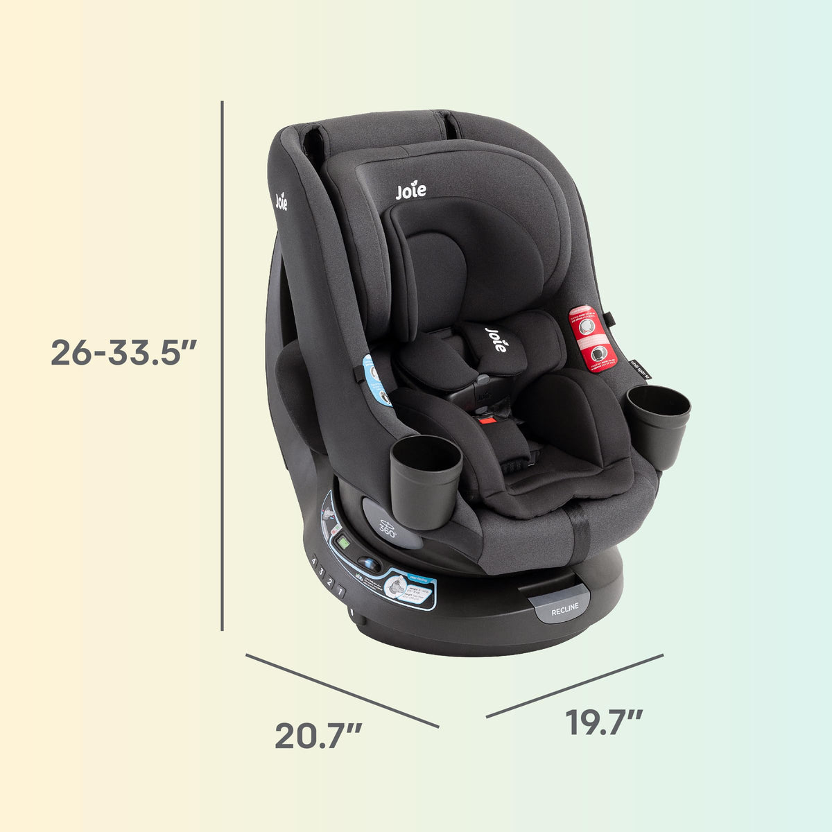 2-in-1 Rotating Convertible Car Seat K6950