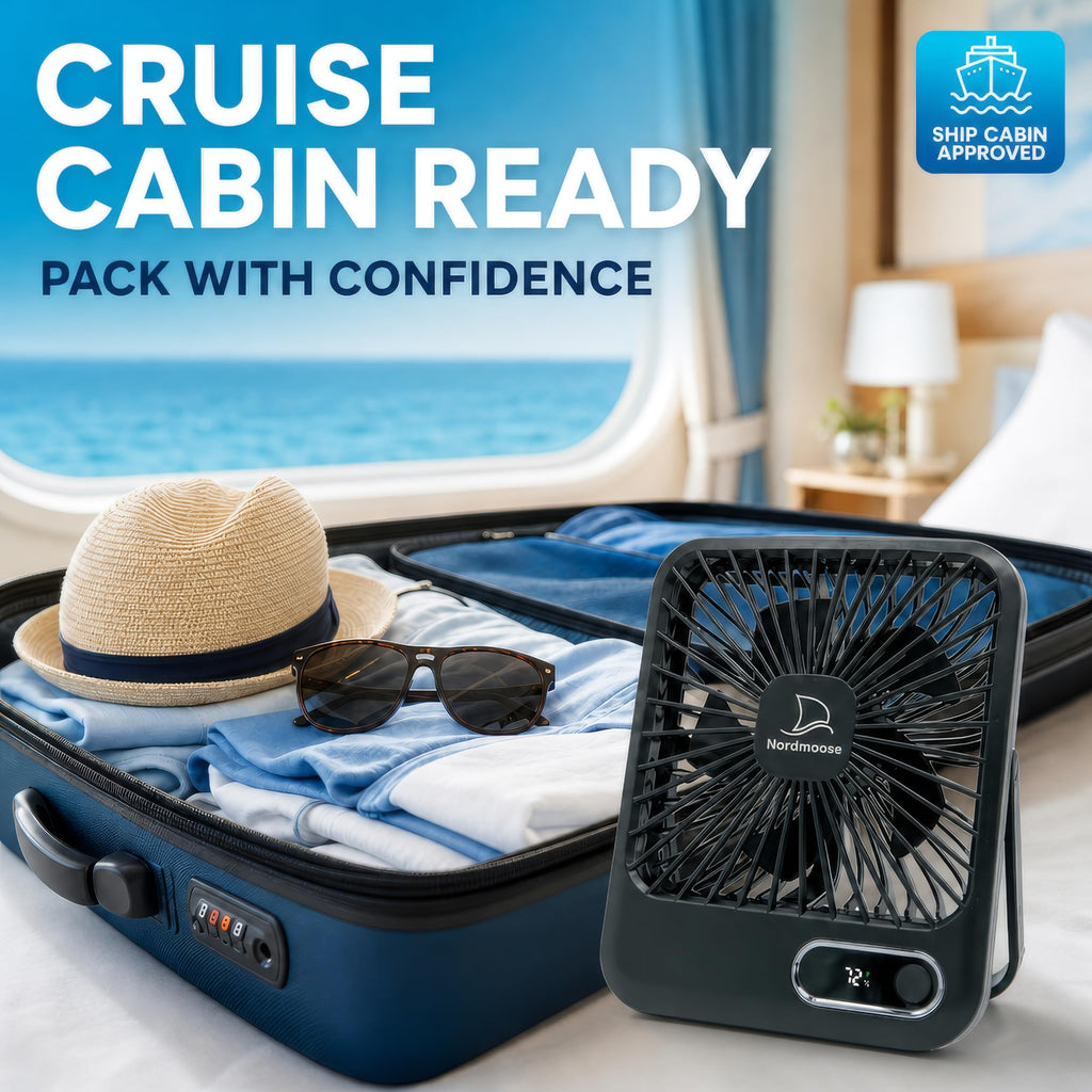 Portable USB Rechargeable Fan with Magnetic Hook C612