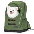 Green Pet Dog Carrier Backpack with Large Ventilations D439