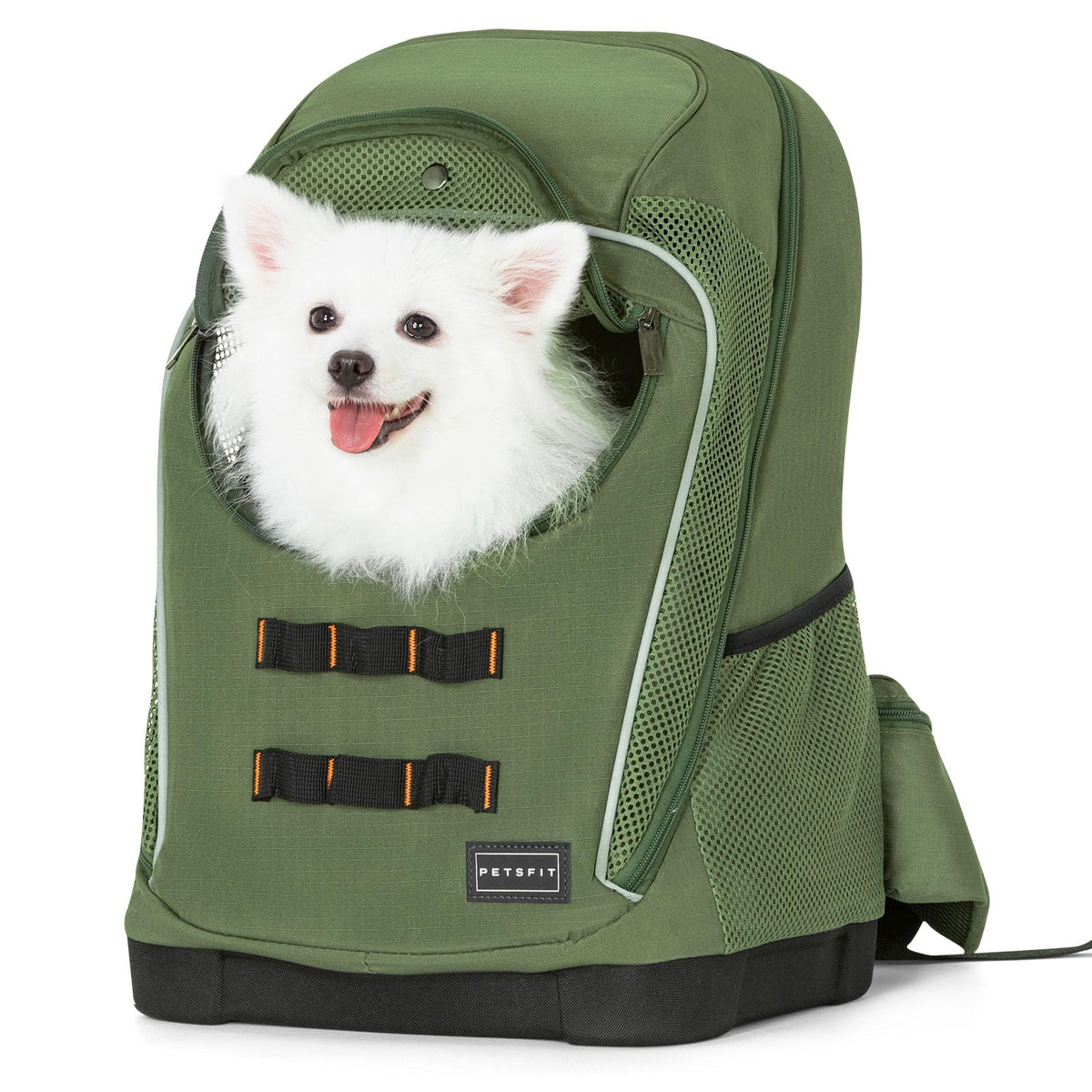 Green Pet Dog Carrier Backpack with Large Ventilations D439
