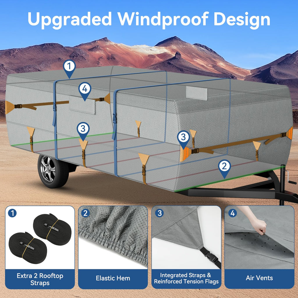 Non-Woven Pop Up Camper Folding Cover 14'-16' I459580