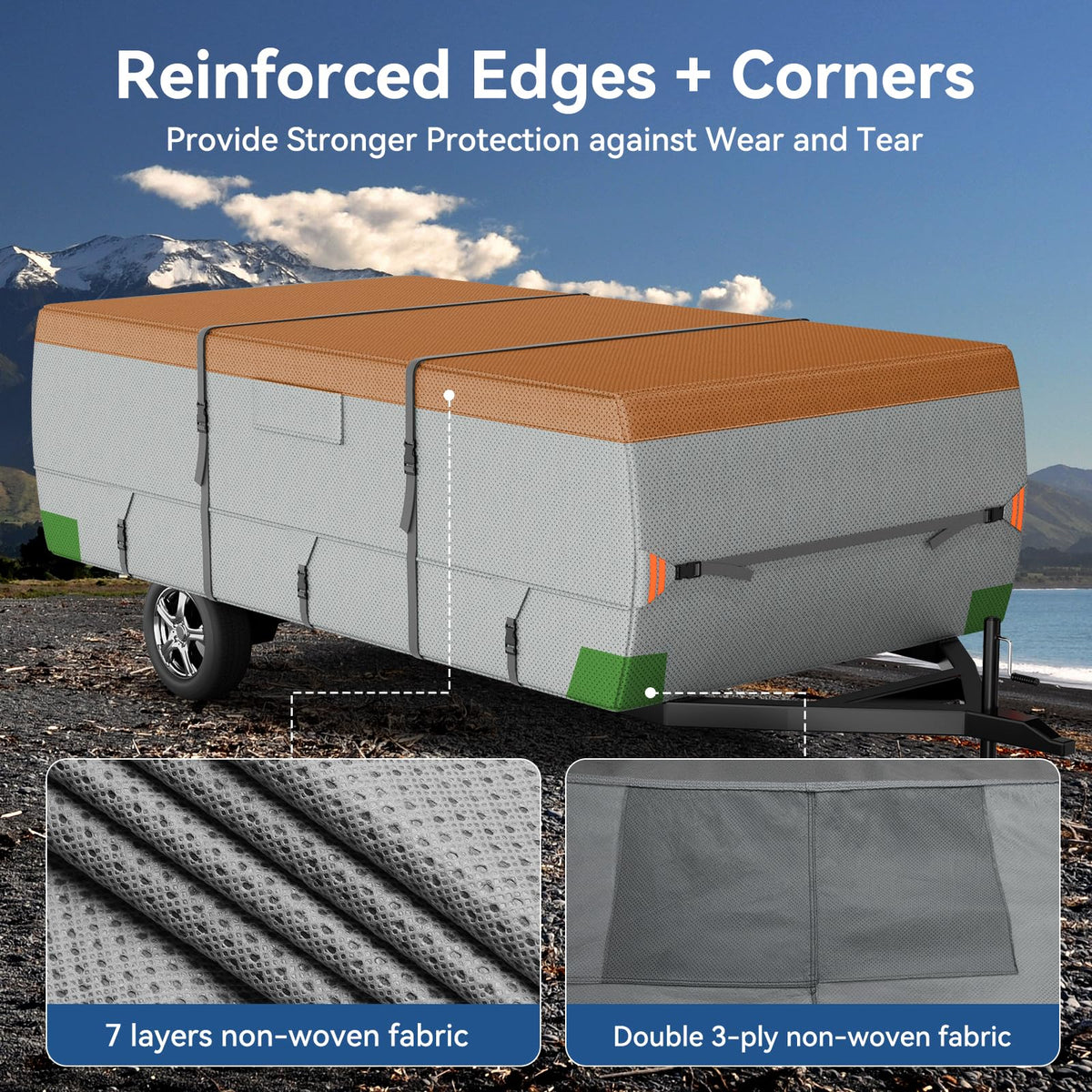 Non-Woven Pop Up Camper Folding Cover 14'-16' I459580