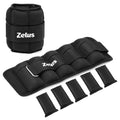 Adjustable Ankle Weights Set with Removable Sandbags C644