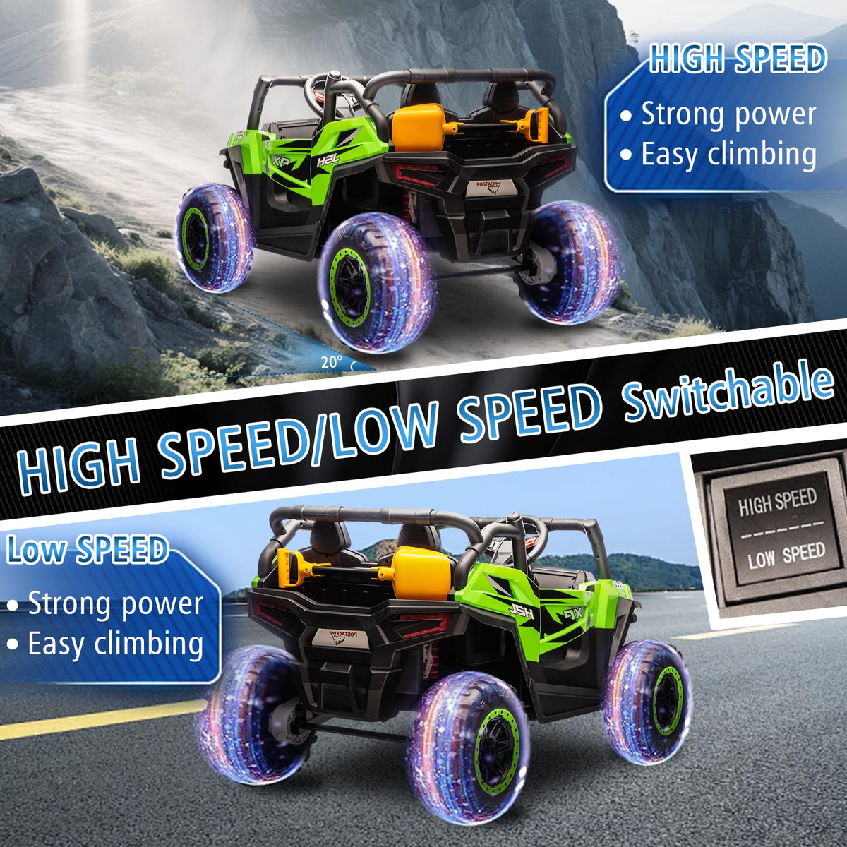 24V 2 Seaters Battery Powered Ride On Car Y46422