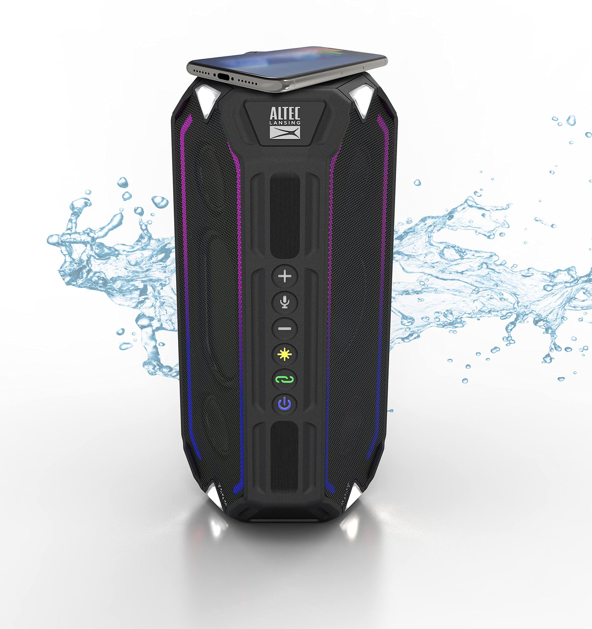 Black Waterproof Portable Bluetooth Speaker D992257