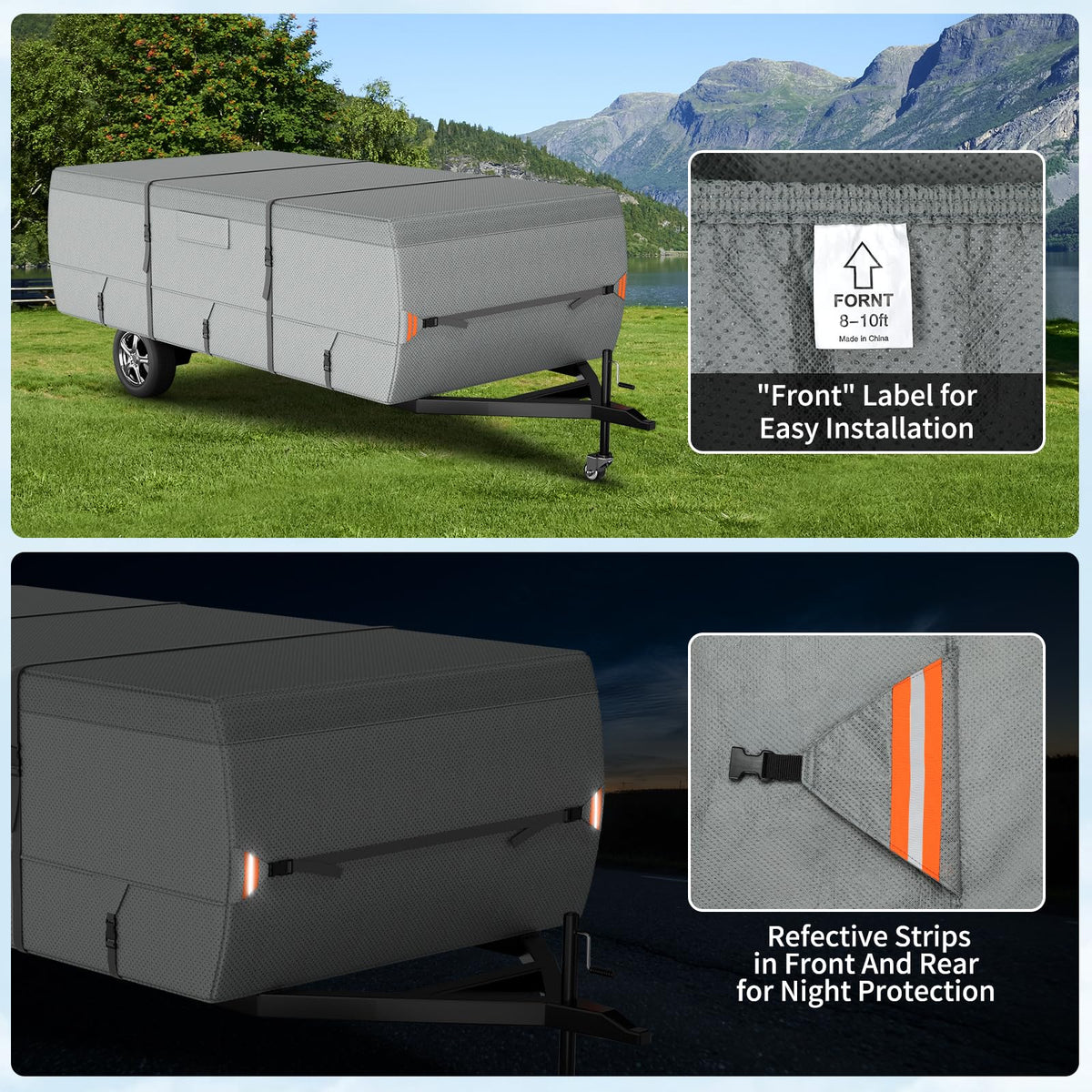 Non-Woven Pop Up Camper Folding Cover 14'-16' I459580