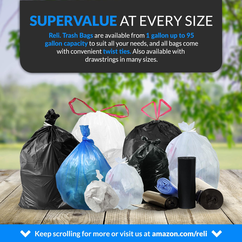 45 Gallon Heavy Duty Trash Bags T337