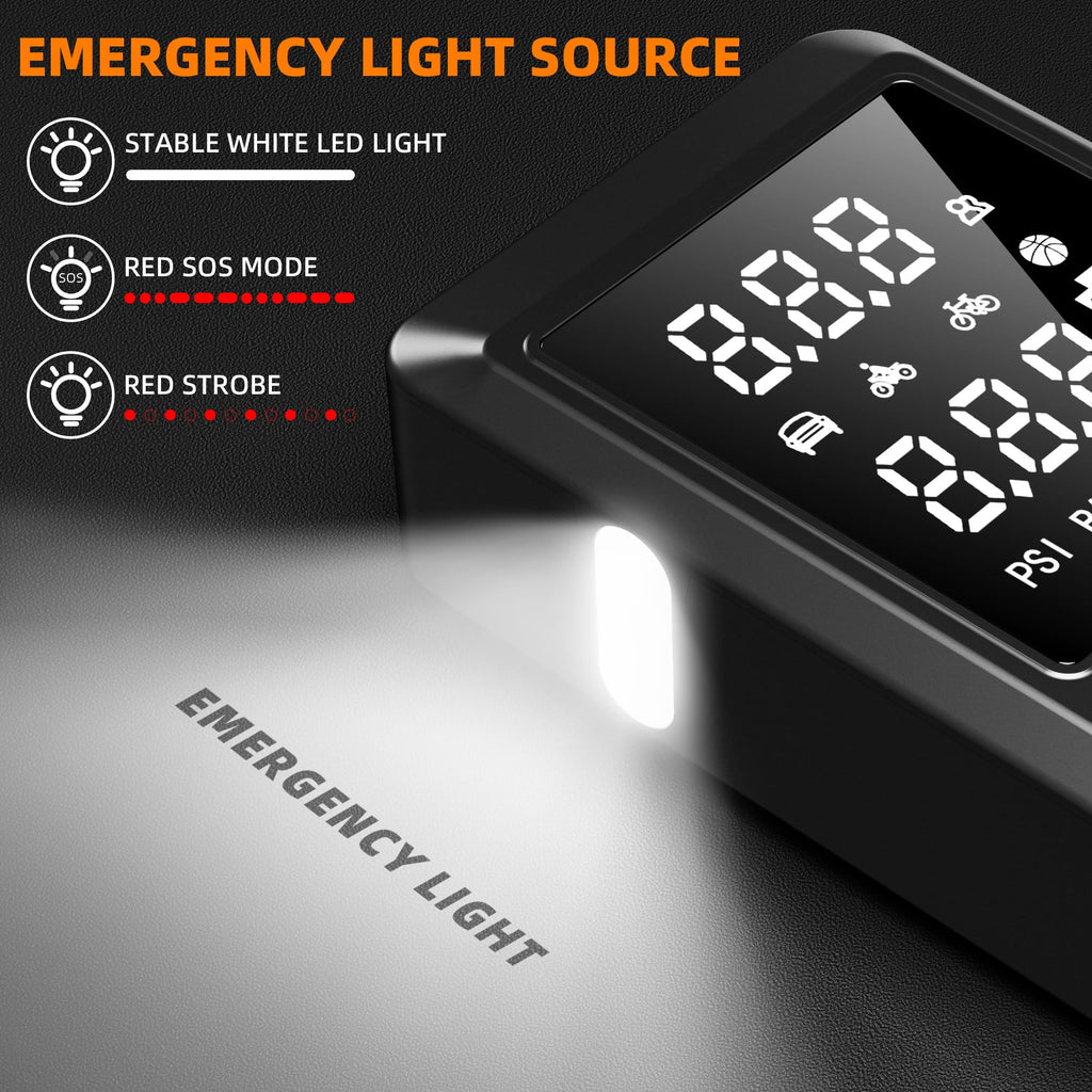 Car Battery Jump Starter with Air Compressor 4000A 150PSI 20000mAh G681265