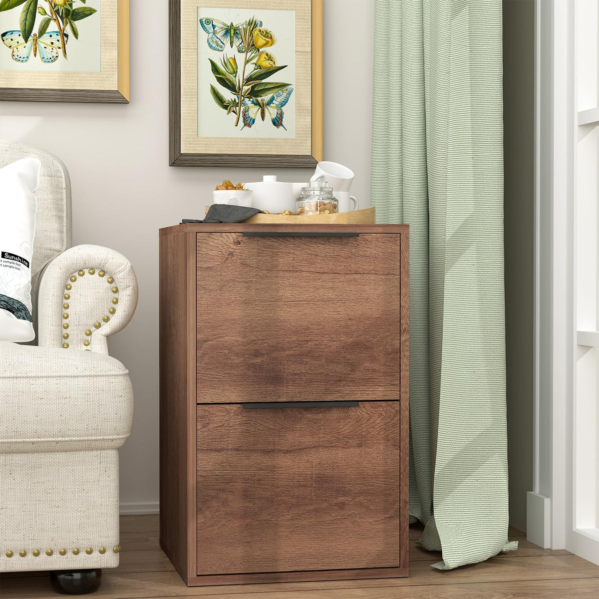 2 Drawer Filing Cabinet with Hanging Rail C19569