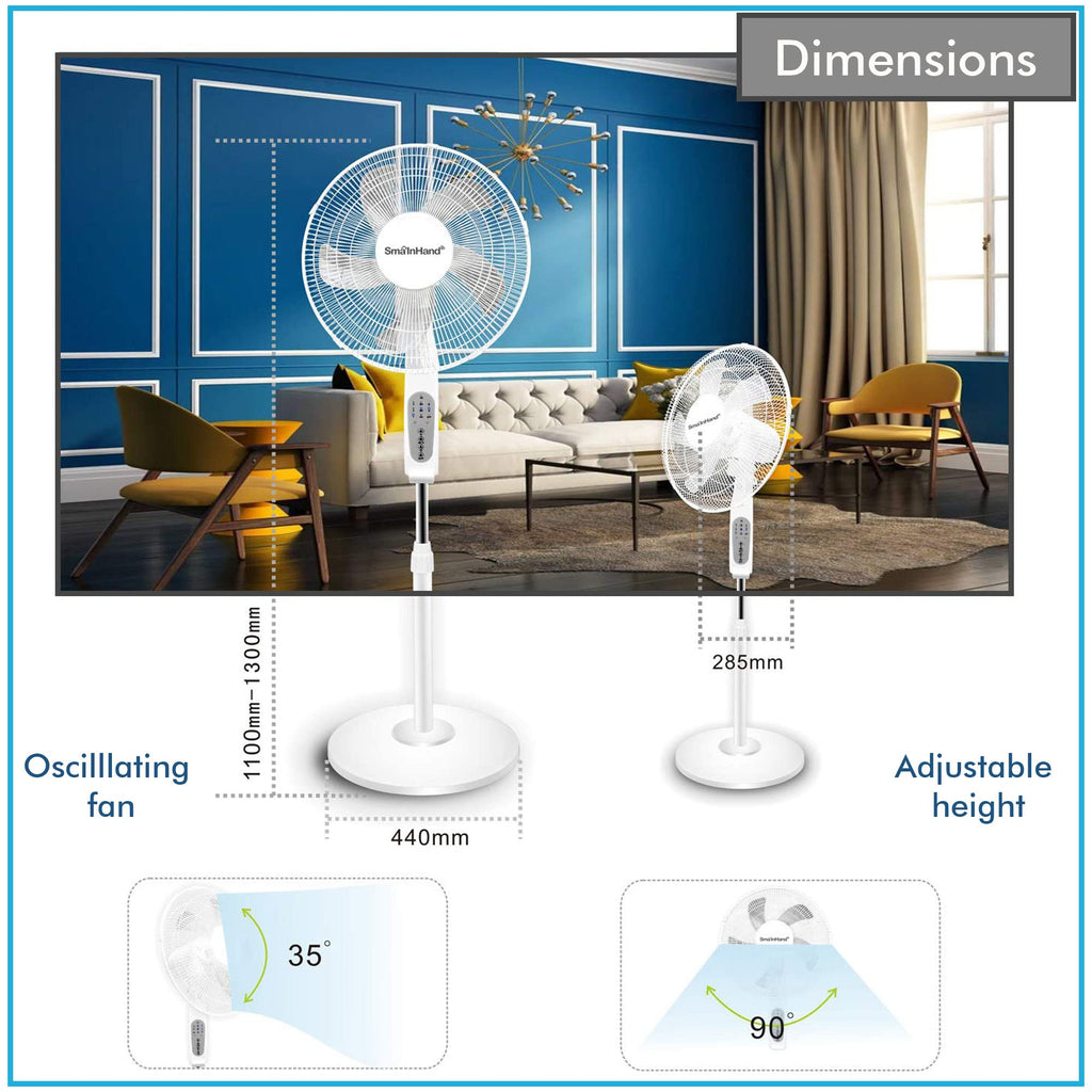 16” WIFI Enabled Oscillating Pedestal Fan C520