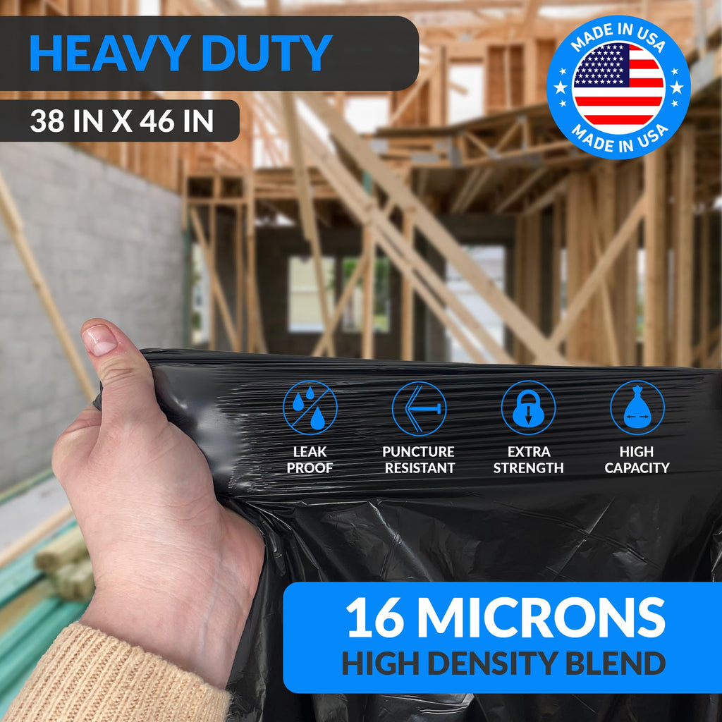 45 Gallon Heavy Duty Trash Bags T337