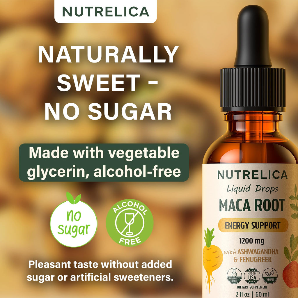 Maca Root with Ashwagandha & Fenugreek 1200mg Vegan H557