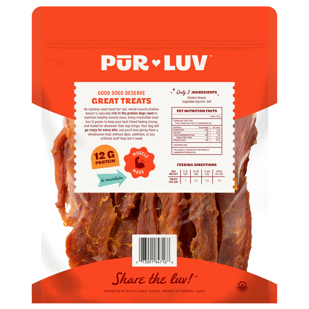 Chicken Jerky Dog Treats, 16 Ounces X418