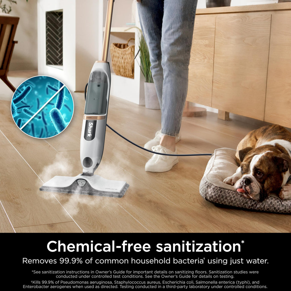 Steam Mop with 3 Steam Modes, 2 Washable Pads Y798717