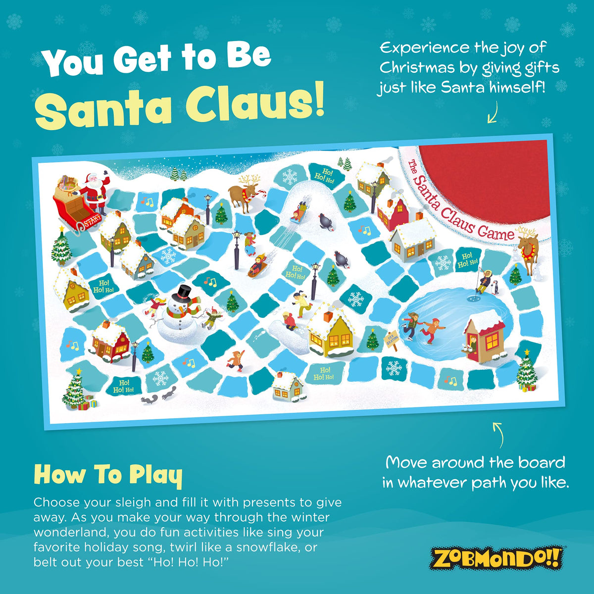 Santa Claus Christmas Board Game B506526