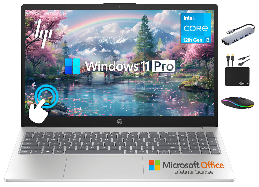 15.6" HD Touch Laptop, 6-Core Intel i3, 16GB RAM, 1TB Storage V896856