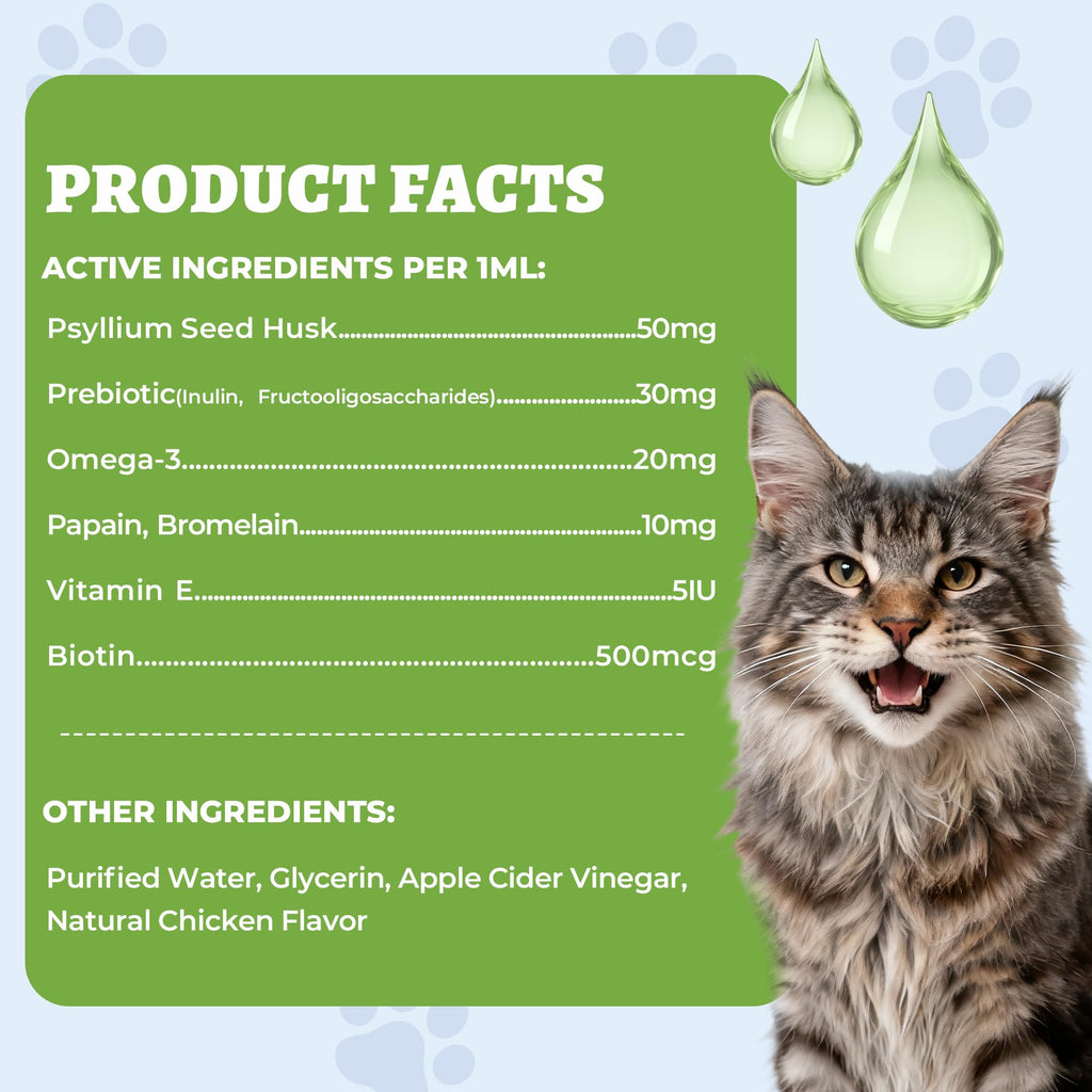 120ml Cat Hairball Remedy Drops S715984