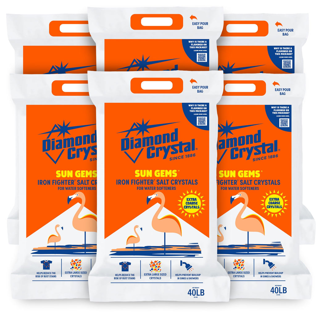 6 Pack Water Softener Salt, 40 Pounds N290