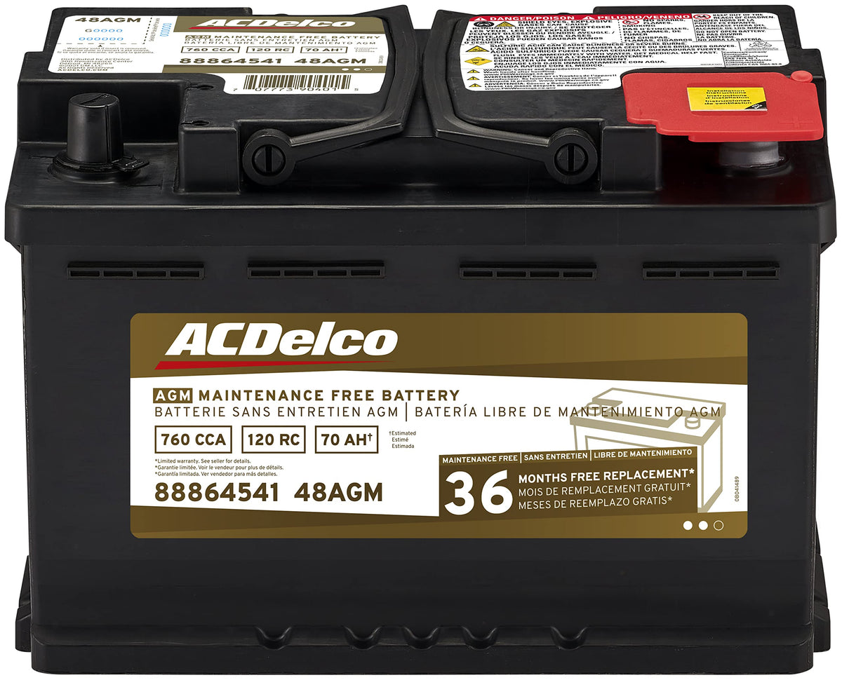 Black AGM BCI Group 48 Battery B289334