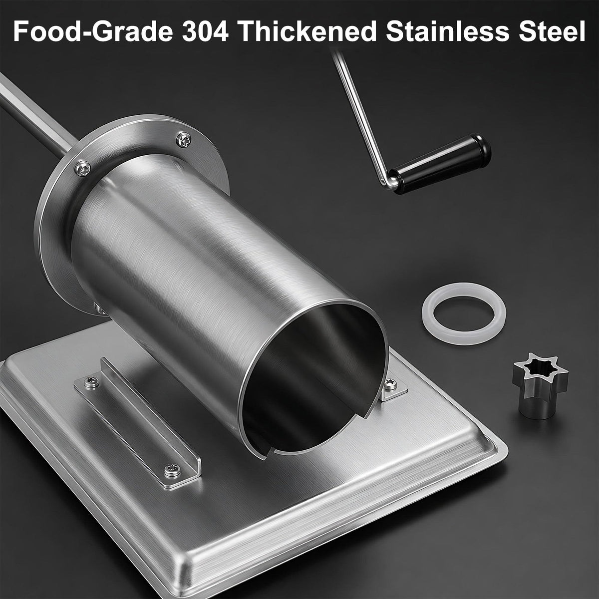 3L/5L/7L Sausage Stuffer & Churro Maker 304 Stainless Steel Y6558