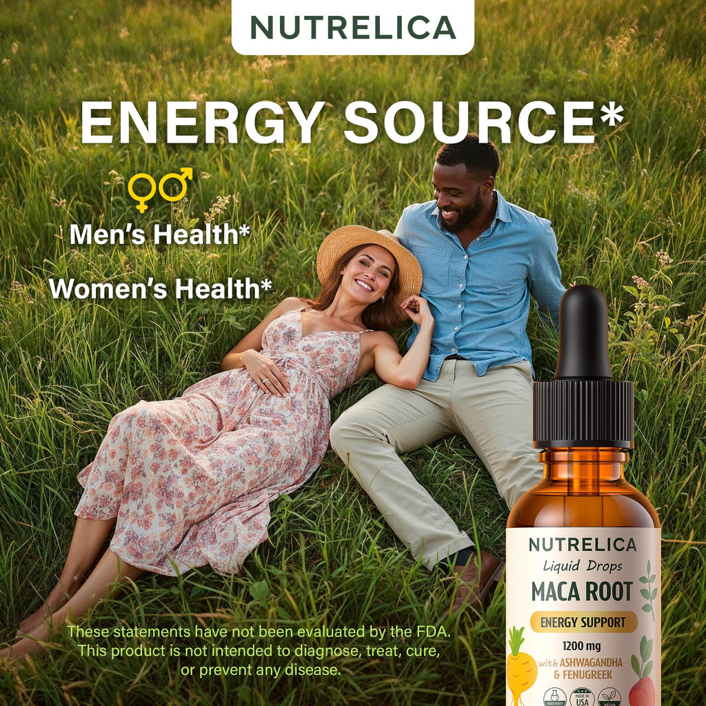 Maca Root with Ashwagandha & Fenugreek 1200mg Vegan H557