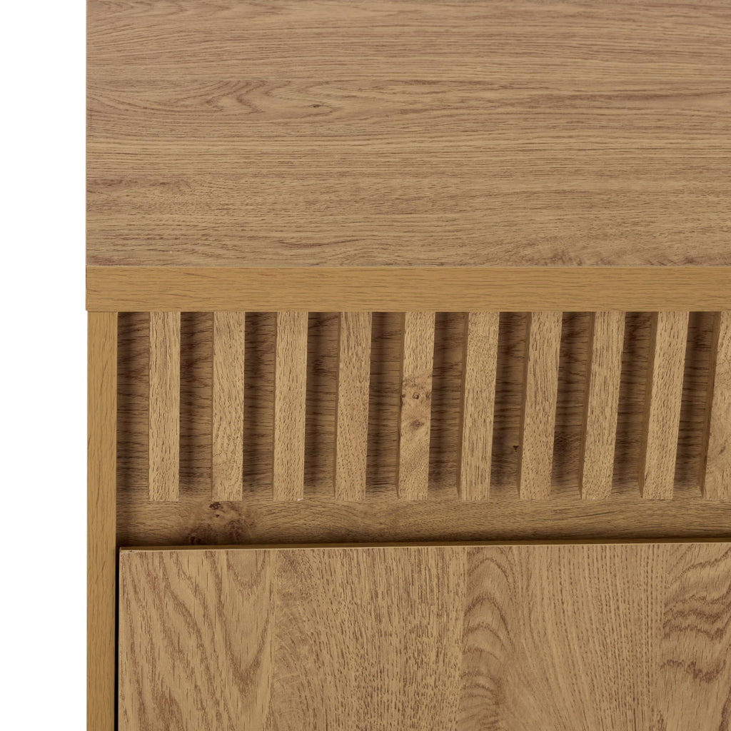 Oak 2-Door Media Stand A72009