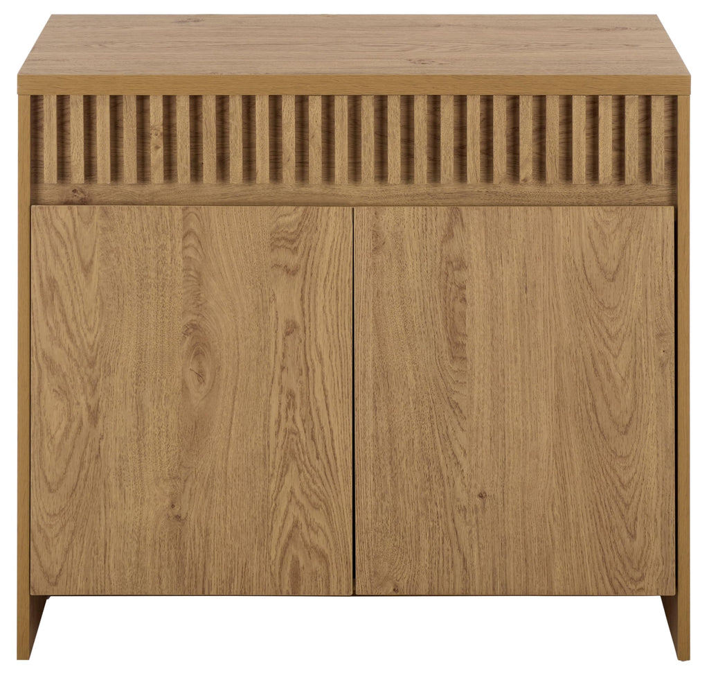 Oak 2-Door Media Stand A72009